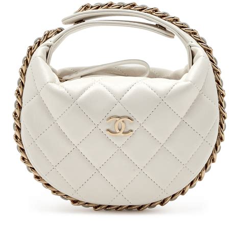 chanel white mini gold hardware|chanel handbags.